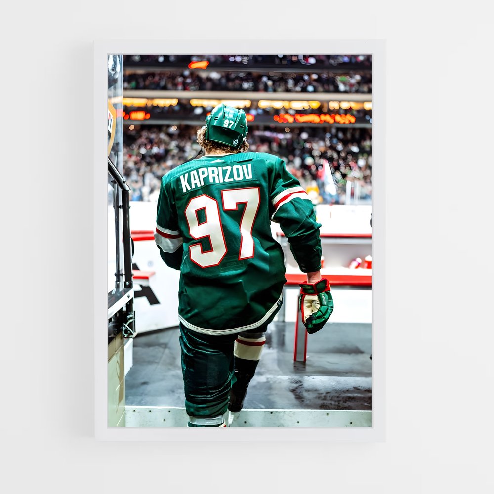 Poster Kirill kaprizov – affiche Hockey sur glace (vue 3)